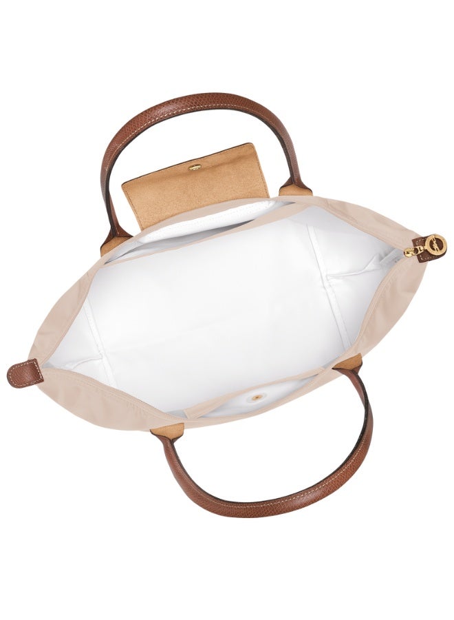 Longchamp Le Pliage Large Shoulder Straps women's Classic Fashion Versatile Large Makeup Bag, Handbag, Shoulder Bag Paper White - Recycled Canvas - Image 5